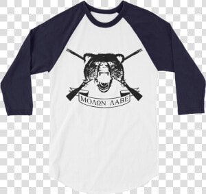 Copy Of Bear  amp  Rifles Molon Labe Come And Take It Raglan   Royale With Cheese Shirt  HD Png Download
