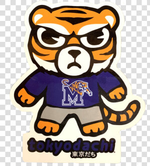 Memphis Tigers Tokyodachi Sticker   Tokyodachi Cougar Byu  HD Png Download