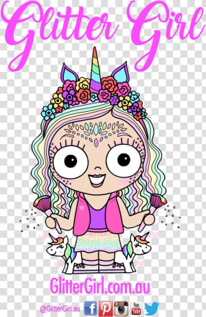 Glitter Girl   Glitter Girl   Youtube  HD Png Download