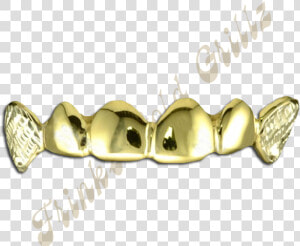 6 Gold Caps   Body Jewelry  HD Png Download