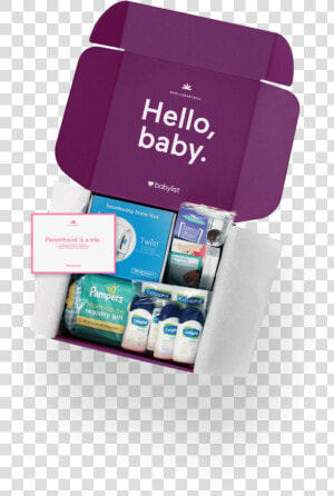 Get Your Free Hello Baby Box   Babylist Hello Baby Box  HD Png Download