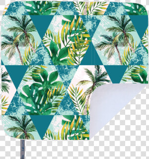 Tropical Geometric Murals  HD Png Download