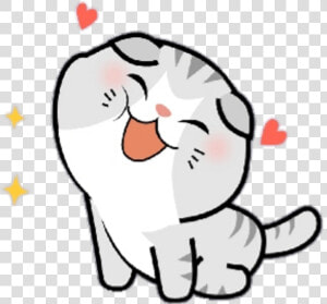  cute  kawaii  mochi  pitu  meitu  line  linefriends   Cat Kawaii Png  Transparent Png