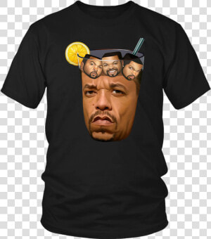 Ice Tea Ice Cube Funny Hiphop Rap Shirts   Glass Of Ice T With Ice Cubes  HD Png Download