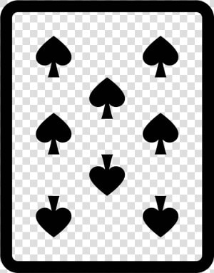 8 Of Spades Icon Clipart   Png Download  Transparent Png