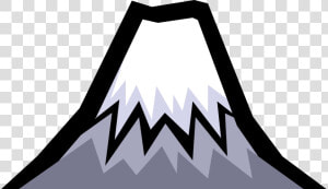 Transparent Mountain Peak Png   Mt Fuji Clipart  Png Download