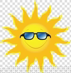 Best Free Sun Transparent Png File   Sun With Glasses Png  Png Download