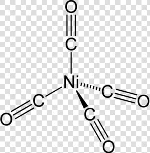 Nickel Carbonyl 2d   Mo Co 6 Structure  HD Png Download