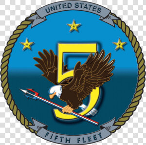 United States Fifth Fleet Insignia 2006   Fifth Fleet Logo  HD Png Download