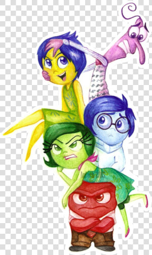 Drawing Feelings Joy Huge Freebie Download For Powerpoint   Inside Out Character Drawings  HD Png Download