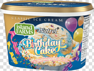 Birthday Cake Taste Ice Cream  HD Png Download