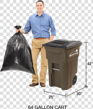 Mwr Residential   64 Gallon Trash Can Dimensions  HD Png Download