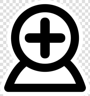 This Free Icons Png Design Of Mono Add User   Icon  Transparent Png