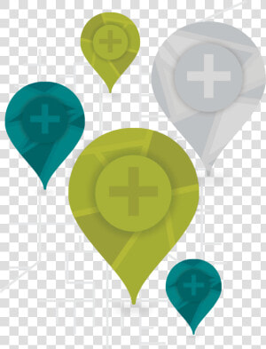 Map Pins   Balloon  HD Png Download