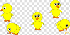 Transparent Chicken Png Cartoon   Chicks Cartoon  Png Download