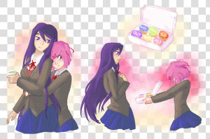 Yuri Appreciation Club Shvareidow   Yuri X Natsuki Ddlc  HD Png Download