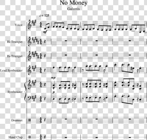 No Money Sheet Music 1 Of 33 Pages   Sheet Music  HD Png Download