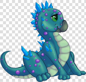 Green Cute Baby Dragon Clipart   Baby Dragon Cartoon Transparent Background  HD Png Download