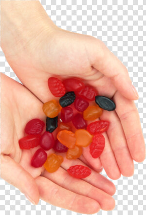 Jelly Candies Png   Fruit Snack In Hand  Transparent Png