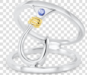 Double Band Hook Ring Nau T Girl   Pre engagement Ring  HD Png Download