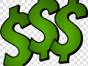 Money Signs   Cartoon Dollar Sign Clipart  HD Png Download