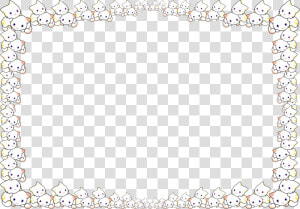 Clip Art Freeuse Download Cat Clipart Frame   Transparent Cat Border  HD Png Download