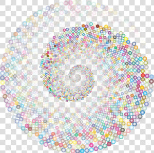 Colorful Swirling Circles Vortex 4 Clip Arts   Colorful Transparent Swirls Png  Png Download