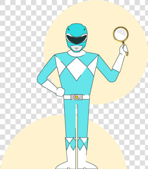 White Ranger Moving Pictures Morphing  HD Png Download