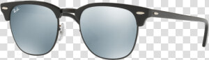 Ray Ban Sunglasses Clubmaster Rb3016   Ray Ban Clubmaster Silver Frame  HD Png Download
