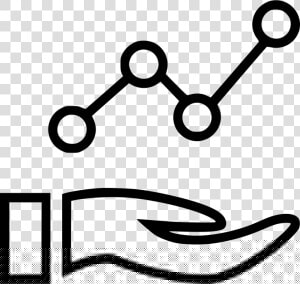 Hand Share Connection Data Graph Analytics Analyze   Time Series Database Icon  HD Png Download