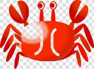 Crab Cartoon   Png Download   Crab Cartoon  Transparent Png