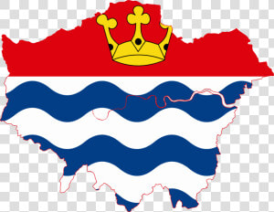 Flag Map Of Greater London  HD Png Download