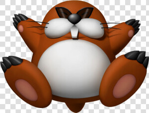 Mario Monty Mole  HD Png Download