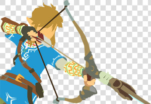 6912 X 4320   Link Breath Of The Wild Vector  HD Png Download