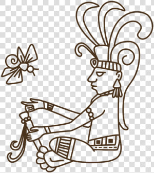 Man Maya  Cocay Firefly  Aztec  Mayan Glyph  HD Png Download