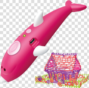 Myfirst 3dpen Dolphin   Dolphin 3d Pen  HD Png Download