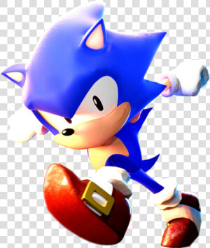 Sonic The Hedgehog 3d Render i’m Really Proud Of How   Cartoon  HD Png Download