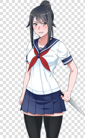 Yandere Chan Angry Png Image With No Background   Yandere Chan Angry  Transparent Png