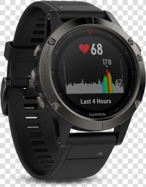 Garmin Fenix 5 Slate Gray W  Black Band Title Garmin   Fenix 5 Slate Gray  HD Png Download