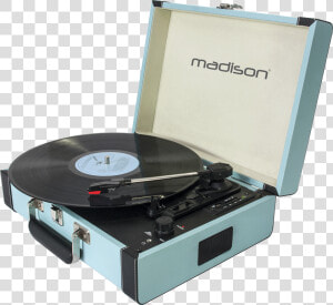 Ibiza Sound Madison Mad retrocase Vintage Turntable  HD Png Download
