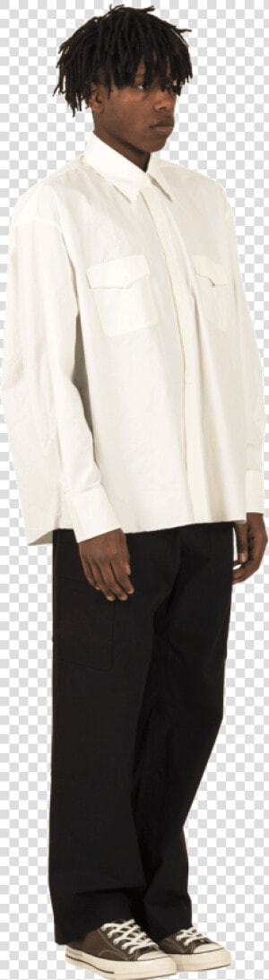 Our Legacy Shirts Overshirt Egg White Parachute Cotton   Standing  HD Png Download