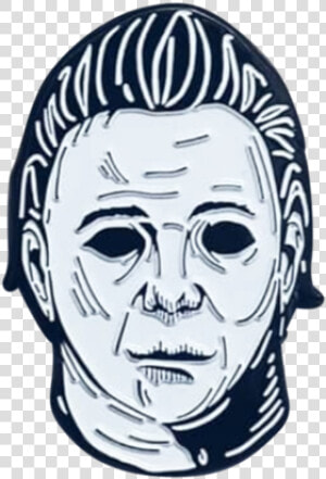 Michael Myers Pin Shittty Stufff   Sketch  HD Png Download
