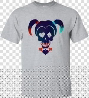 Suicide Squad Shirt Harley   Suicide Squad Harley Quinn Skull  HD Png Download