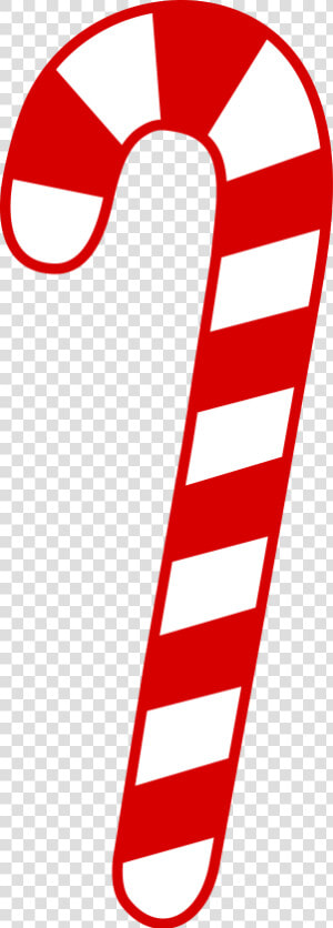 Red Christmas Candy Cane   Red And White Candy Canes  HD Png Download
