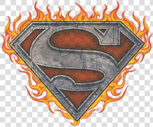 Product Image Alt   Superman Symbol On Fire  HD Png Download