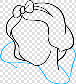 How To Draw Snow White   Drawing Simple Snow White  HD Png Download