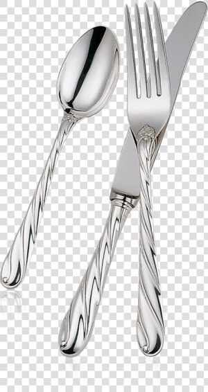 Torsadé Place Setting   Couverts En Argent Png  Transparent Png