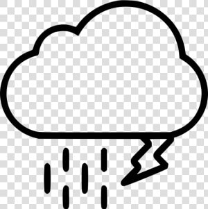 Rain Lighting Cloud Copia   Rainy Cloud Lighting Drawing  HD Png Download