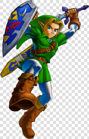 Zelda Ocarina Of Time Link  HD Png Download