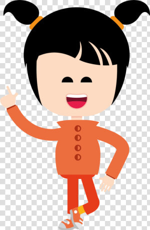 Cute Asian Girl   Asian Girl Clip Art  HD Png Download